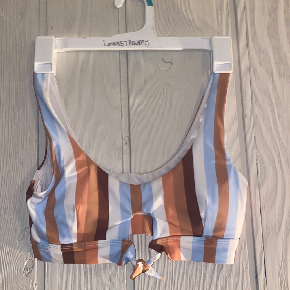 Target Bathing Suit Striped Top